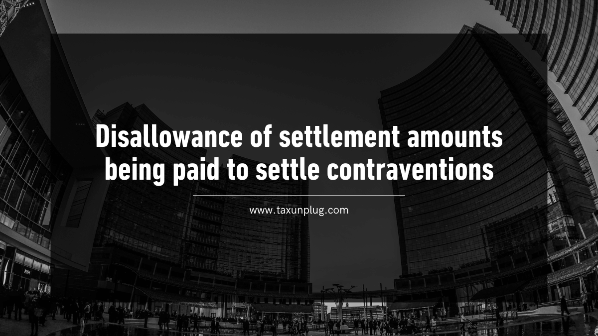 Disallowance of Settlement Amounts