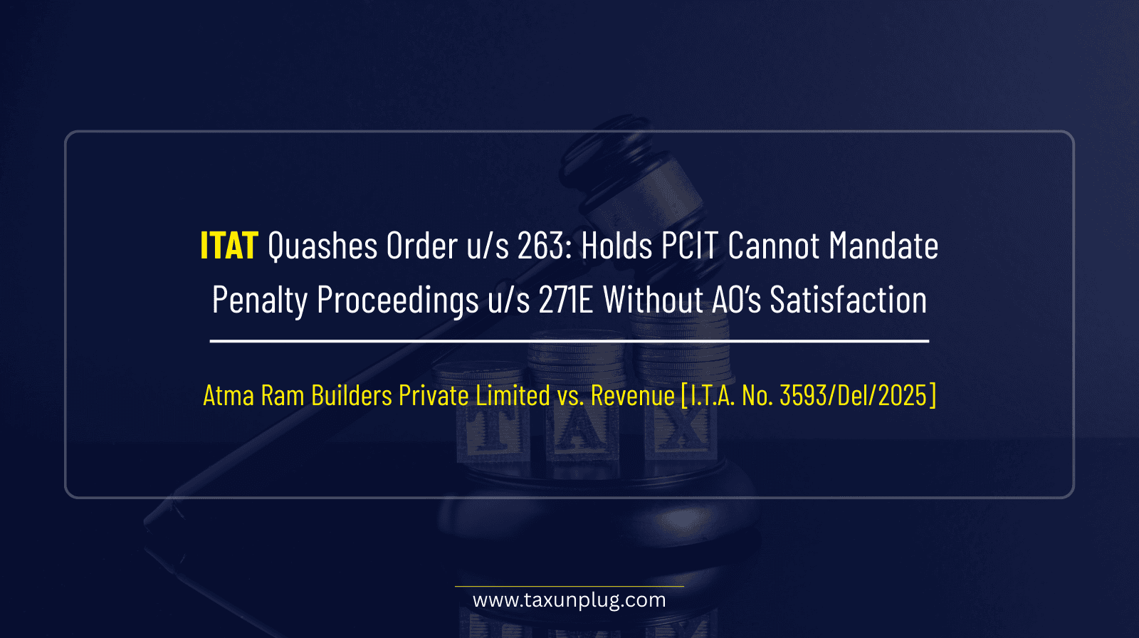 ITAT quashes order u/s 263